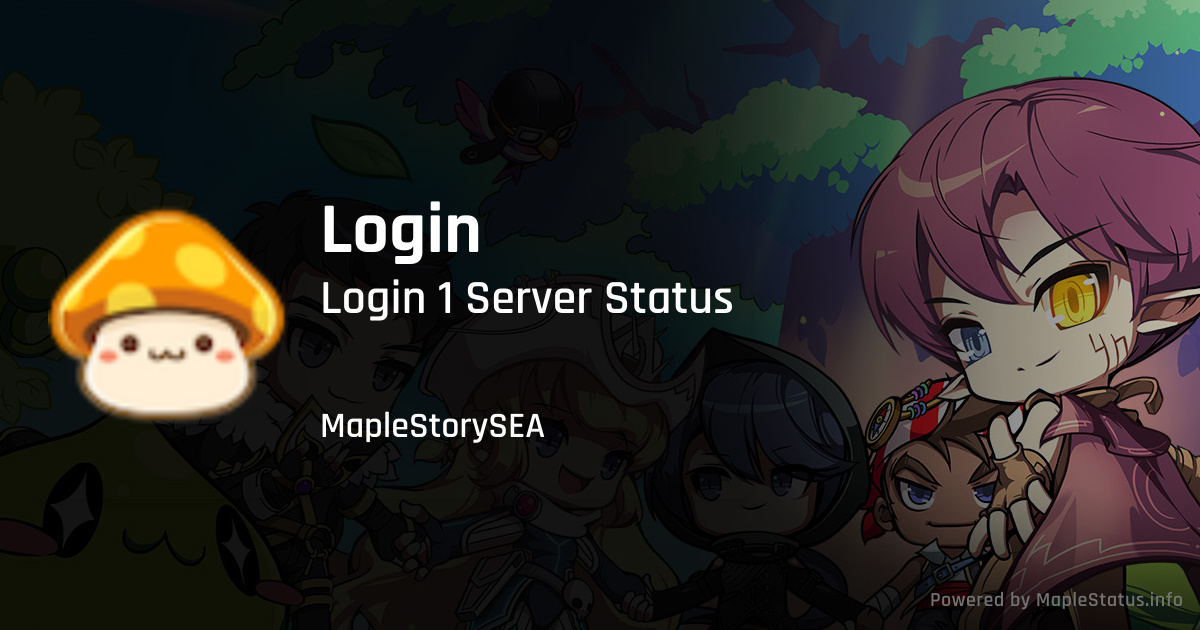 Login 1 - Login - MapleStorySEA Server Status | MapleStatus.info ...
